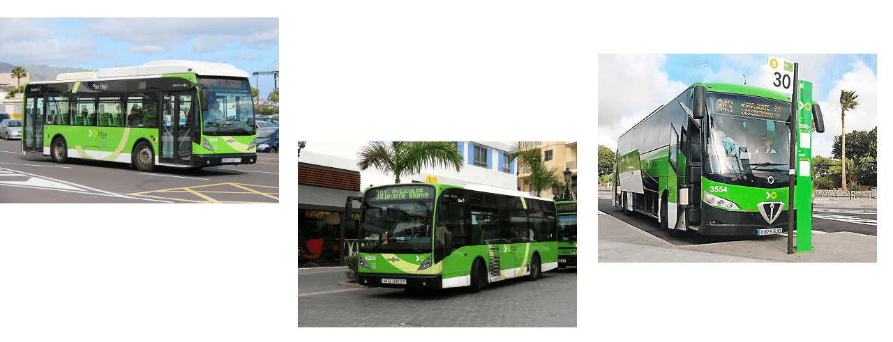 Автобусы Titsa на Тенерифе