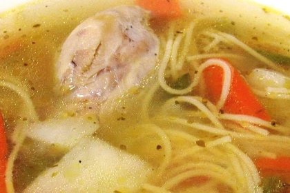 Sopa de pollo - Куриный суп