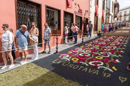 День ковров 2017 в Ла Оротава, в честь праздника Тела Христова на Тенерифе