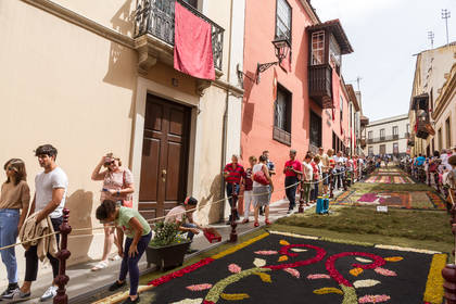День ковров 2017 в Ла Оротава, в честь праздника Тела Христова на Тенерифе