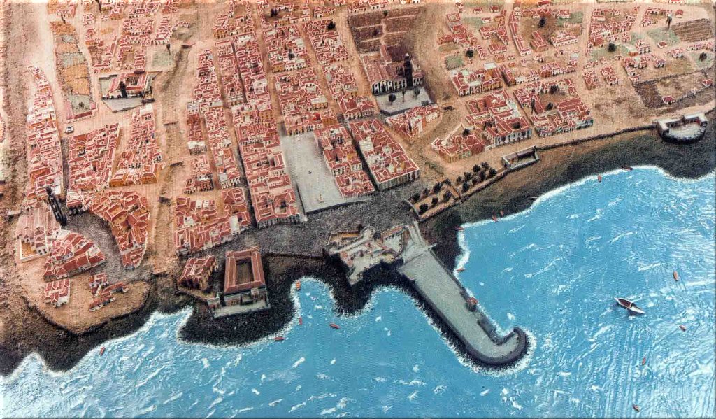 Морской порт Санта Крус де Тенерифе в 1797 году